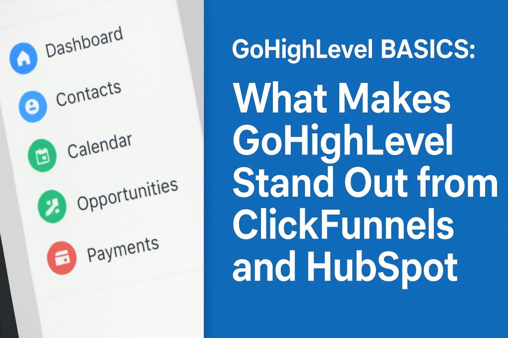 GoHighLevel BASICS: What Makes GoHighLevel Stand Out from ClickFunnels and&nbsp;HubSpot