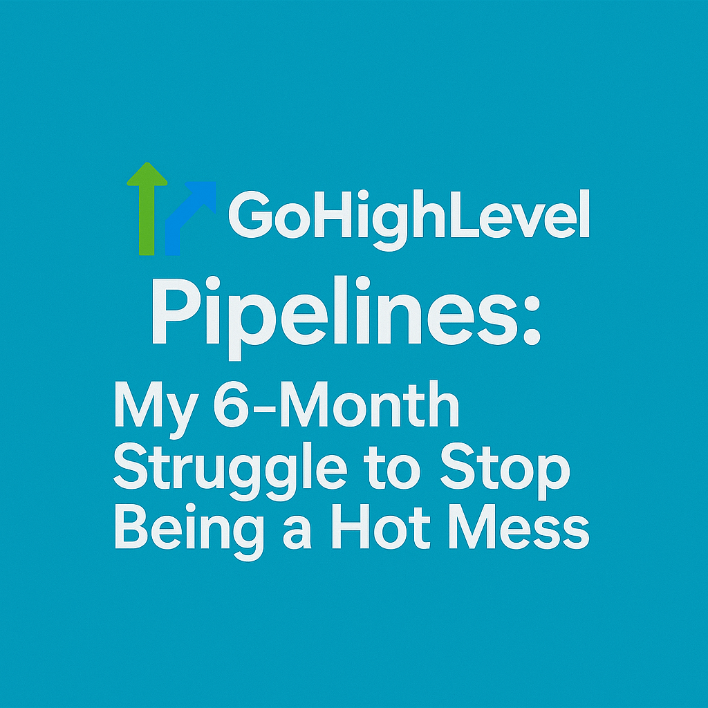 GoHighLevel Pipelines: My 6-Month Struggle to Stop Being a Hot&nbsp;Mess
