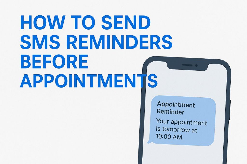 How to Send SMS Reminders Before&nbsp;Appointments